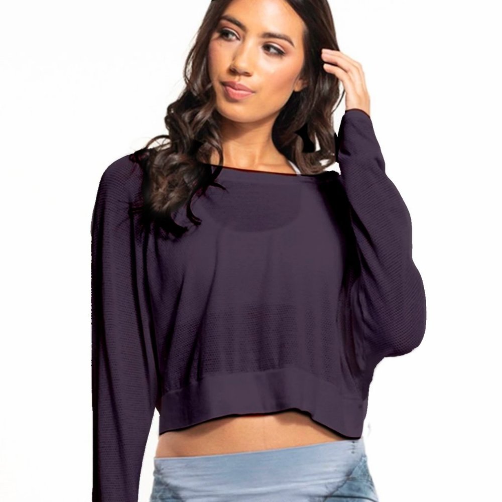 Mesh Slouchy Sport Pullover